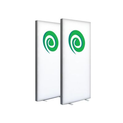 Portable Lightbox Banner Stand