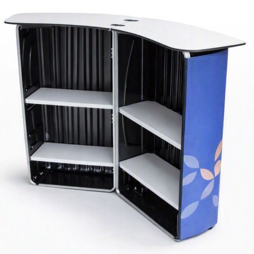QuickDraw Portable Case Counter with Shelves