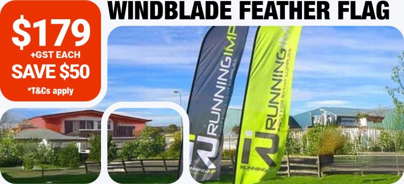 Windblade Feather Flag 2.5m Single Side